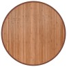 Tapis rond naturel 80 cm bambou 