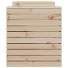 Banc avec jardinières 167,5x60x65 cm bois massif de pin 