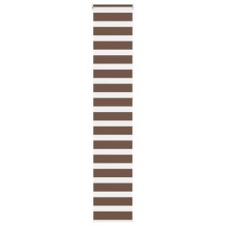 Store zèbre marron 40x230 cm largeur du tissu 35,9 cm polyester 