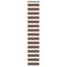 Store zèbre marron 40x230 cm largeur du tissu 35,9 cm polyester 