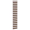 Store zèbre marron 40x230 cm largeur du tissu 35,9 cm polyester 