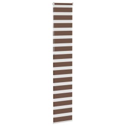 Store zèbre marron 40x230 cm largeur du tissu 35,9 cm polyester 