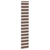 Store zèbre marron 40x230 cm largeur du tissu 35,9 cm polyester 