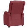 Fauteuil inclinable Rouge bordeaux Similicuir 