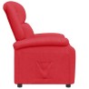 Fauteuil inclinable Rouge Similicuir 