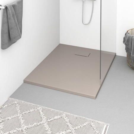 Receveur de douche SMC Marron 100x80 cm 