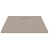 Receveur de douche SMC Marron 100x80 cm 