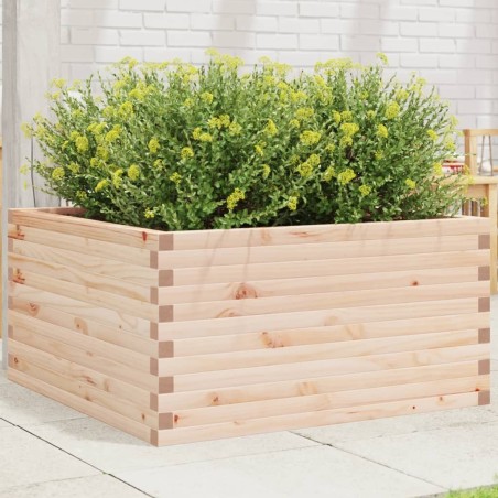 Jardinière 90x90x46 cm bois de pin massif 