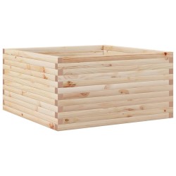 Jardinière 90x90x46 cm bois de pin massif 