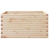 Jardinière 90x90x46 cm bois de pin massif 