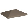 Toile supérieure de gazebo 310 g/m² 3x3 m Taupe 