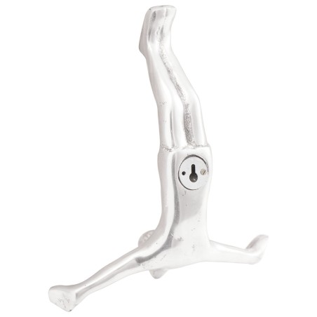 SculptureArgent 22x8x25 cm Aluminium Homme qui tombe 