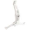 SculptureArgent 22x8x25 cm Aluminium Homme qui tombe 