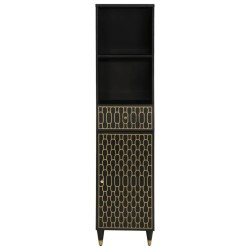Armoire de salle de bain 38x33x160 cm bois massif de manguier 