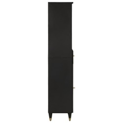 Armoire de salle de bain 38x33x160 cm bois massif de manguier 