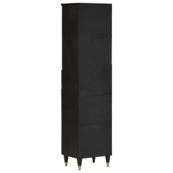 Armoire de salle de bain 38x33x160 cm bois massif de manguier 