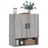 Armoire murale sonoma gris 60x31x70 cm bois d'ingénierie 
