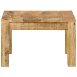 Table basse 55x55x35 cm Bois de manguier massif 