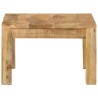 Table basse 55x55x35 cm Bois de manguier massif 