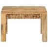 Table basse 55x55x35 cm Bois de manguier massif 