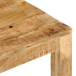 Table basse 55x55x35 cm Bois de manguier massif 
