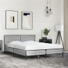 Cadre de lit sans matelas sonoma gris 140x190 cm 