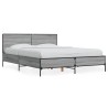 Cadre de lit sans matelas sonoma gris 140x190 cm 