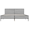 Cadre de lit sans matelas sonoma gris 140x190 cm 