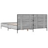 Cadre de lit sans matelas sonoma gris 140x190 cm 