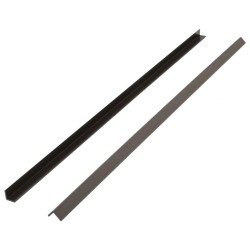 Cornière de terrasse 5 pcs WPC 170 cm Marron foncé 