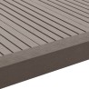 Cornière de terrasse 5 pcs WPC 170 cm Marron foncé 