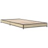 Cadre de lit sans matelas chêne sonoma 100x200 cm 
