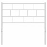 Tête de lit métal blanc 75 cm 