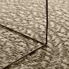 Tapis ZIZUR beige 100x200 cm aspect de jute intérieur extérieur 