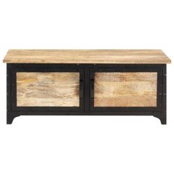 Table basse 90x50x35 cm Bois solide de manguier 