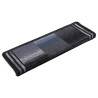 Tapis d'escalier autoadhésifs 10 pcs 65x21x4 cm Noir et gris 