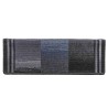Tapis d'escalier autoadhésifs 10 pcs 65x21x4 cm Noir et gris 