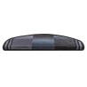 Tapis d'escalier autoadhésifs 10 pcs 65x21x4 cm Noir et gris 