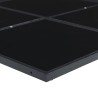 Ensemble à manger de jardin coussins 7 pcs noir résine tressée 
