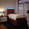 Sommier à lattes de lit avec matelas Rose 90x200 cm Velours 
