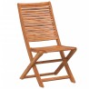 Chaises de jardin pliantes lot de 8 51x66x95 cm bois d'acacia 