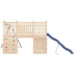 Aire de jeux d'extérieur bois de pin massif 