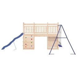 Aire de jeux d'extérieur bois de pin massif 