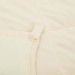 Couverture lestée Crème clair 235x290 cm 15 kg Tissu 