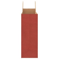 Sacs en papier 250 pcs avec poignées rouge 32x17x44 cm 