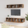 Ensemble de meubles TV 5 pcs Chêne fumé Bois d'ingénierie 