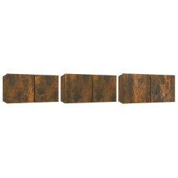 Ensemble de meubles TV 5 pcs Chêne fumé Bois d'ingénierie 