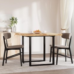 Dessus de table carré 90x90x4 cm bois massif d'acacia 