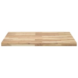 Dessus de table carré 90x90x4 cm bois massif d'acacia 