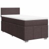 Sommier à lattes de lit avec matelas Marron foncé 90x200 cm 